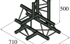 Sistem de truss în 3 puncte Alutruss TRILOCK S-PAT-42 4-Way Piece \/
